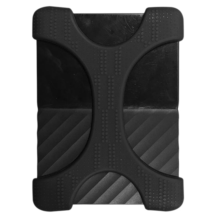 X Type 2.5 inch Portable Hard Drive Silicone Case for 2TB-4TB WD & SEAGATE & Toshiba - Black