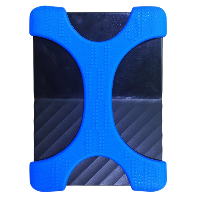 Protective Blue Silicone Case for 2TB-4TB Portable Hard Drives