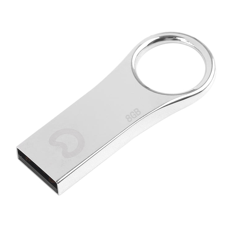 eekoo 8GB USB 2.0 Waterproof Shockproof Metal Ring Flash Memory Card