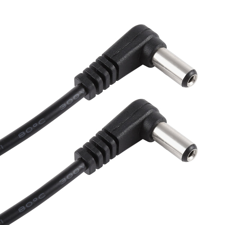 30cm 5A 5.5 x 2.1mm Elbow Male to Male DC Power Plug Cable