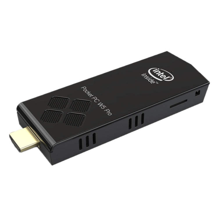 W5 PRO Mini PC with Windows 10, Intel Atom Z8350, 4GB RAM, 64GB ROM, Built-in Cooling Fan