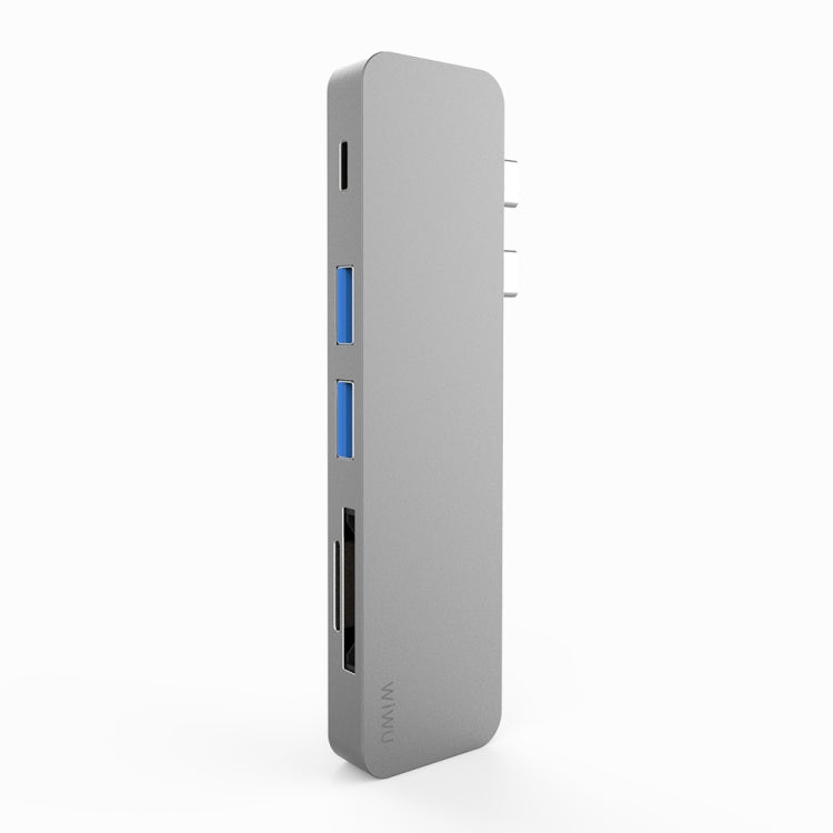 WIWU T8 7 In 1 Type-C / USB-C Multifunctional Extension HUB Adapter with 4K HD Support