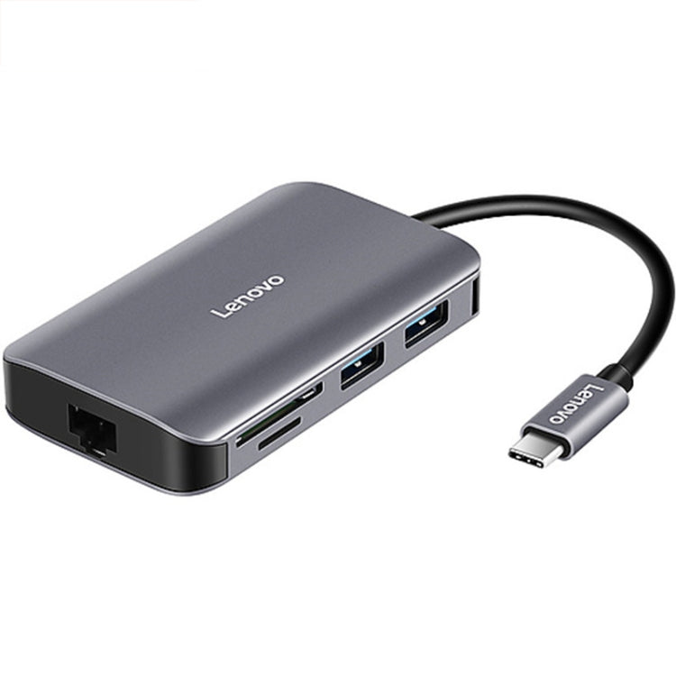 Lenovo F1-C08 8-In-1 Type-C / USB-C to HDMI Multi-function Converter Hub