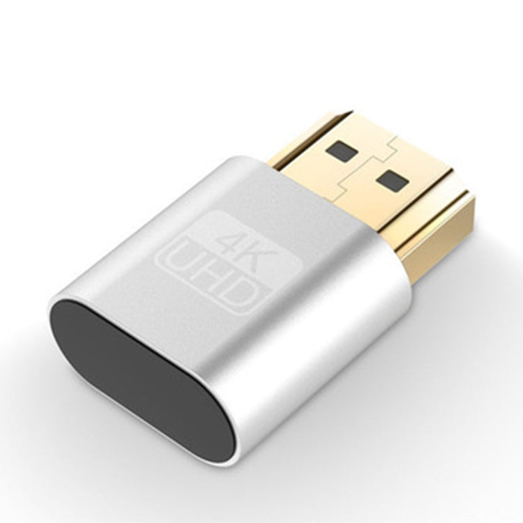 VGA Virtual Display Adapter - Seamless 4K Resolution Emulator (Silver)