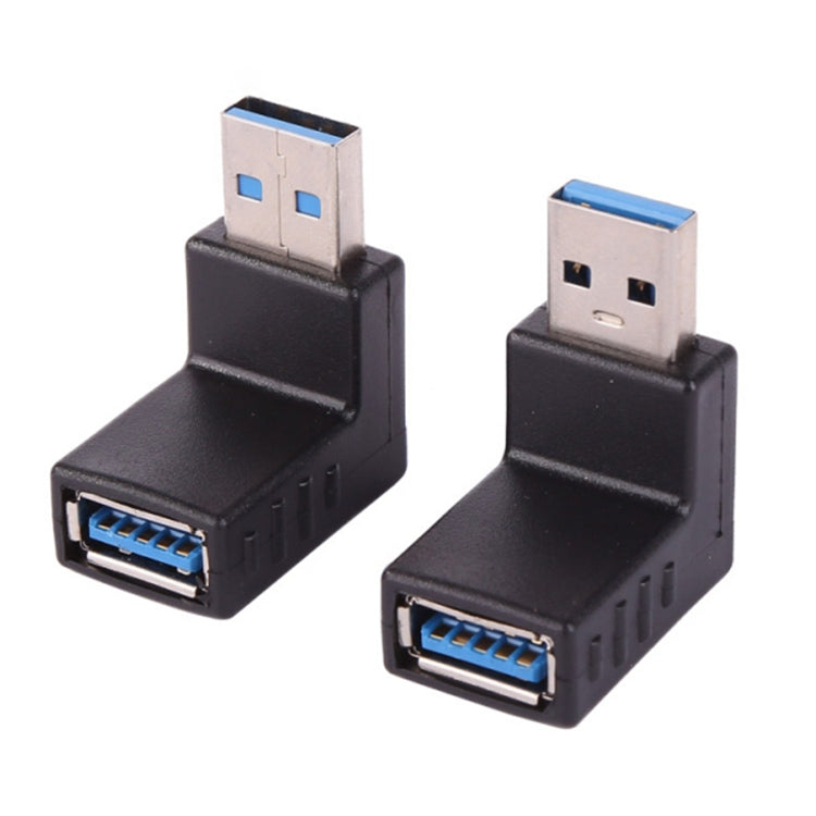 L-Shaped USB 3.0 Male to Female 90 Degree Angle Plug Extension Cable
