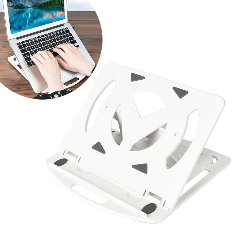 Laptop Holder with Enhanced Heat Dissipation, Standard Version (White)