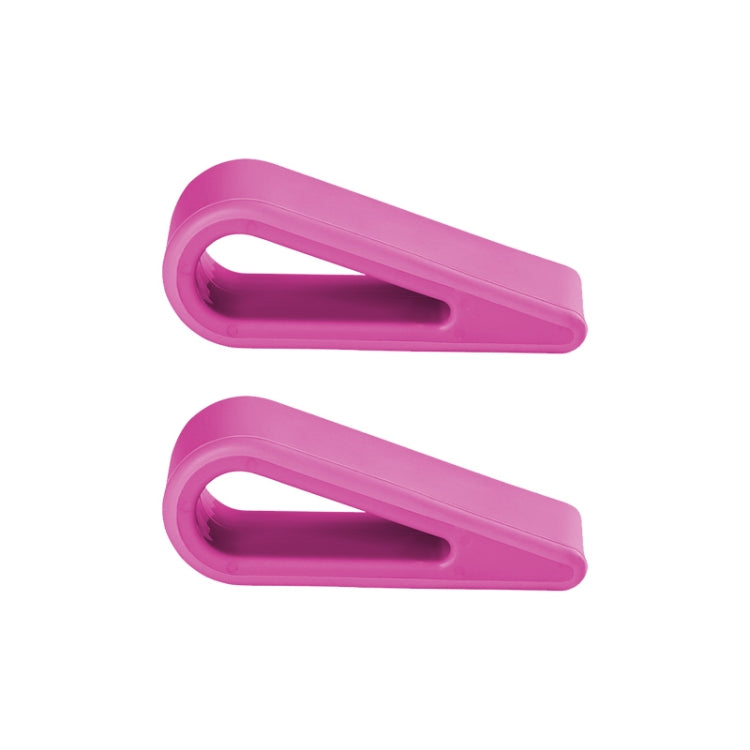 Adjustable Height Laptop Stand with Heat Dissipation - 2 Piece Set (Rose Red)