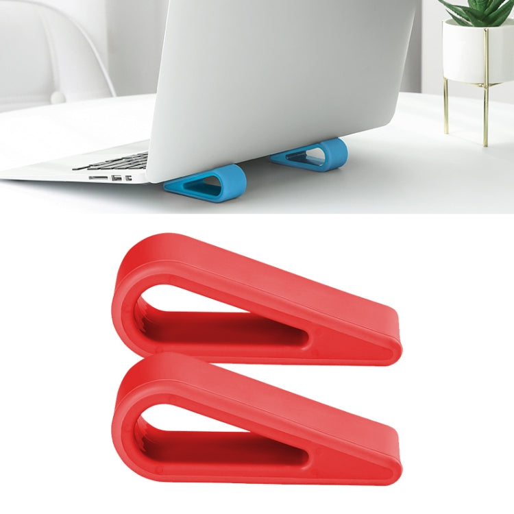 Adjustable Notebook Stand for Improved Comfort and Productivity (Red)