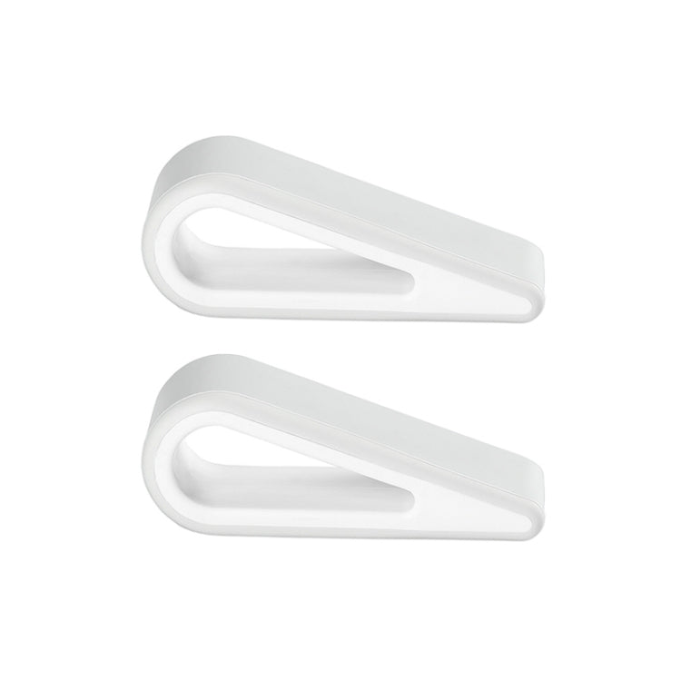 Adjustable Notebook Computer Bracket for Enhanced Ergonomics and Heat Dissipation (White, Set of 2)
