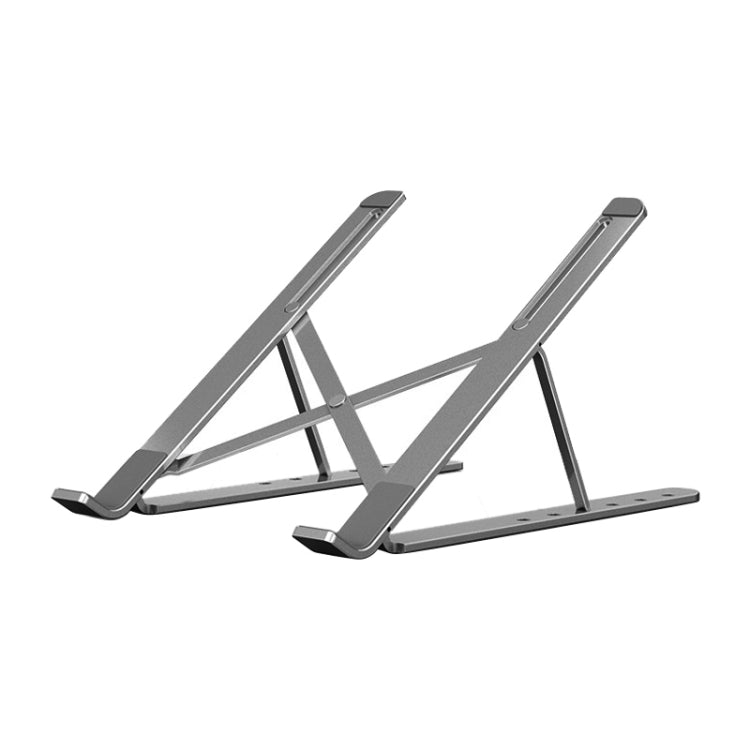 Adjustable Portable Laptop Stand with Heat Dissipation - Grey