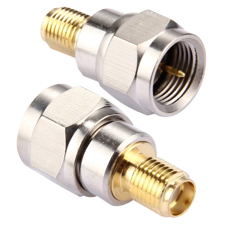 F Male to SMA Female Connector Set of 2
