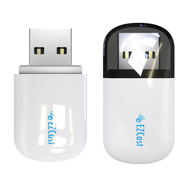 EZCast EZC-5200BS Dual Band WiFi + Bluetooth USB Wireless Adapter (White)