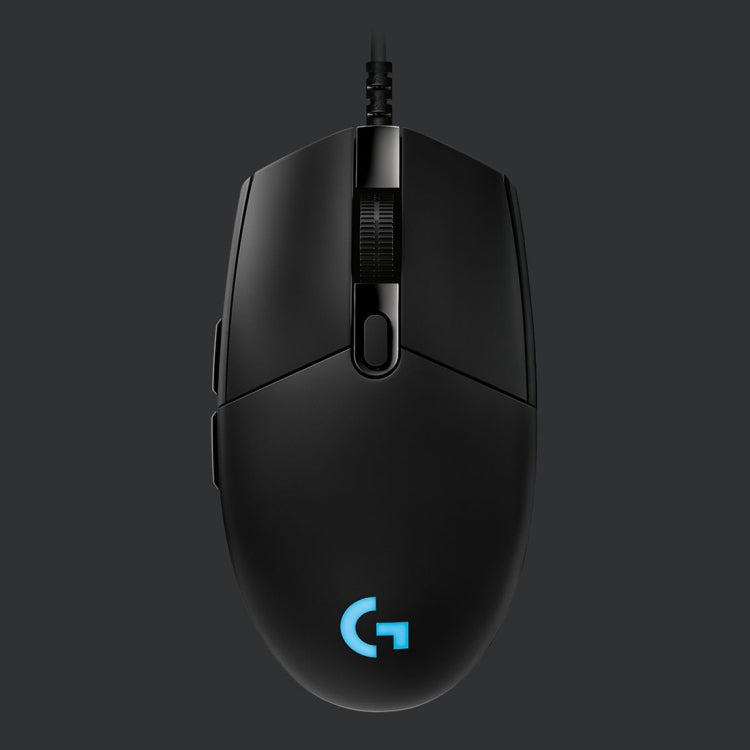 Logitech G Pro Wired Optical Gaming Mouse with 16000 DPI and RGB Illumination (Black, 1.8m)