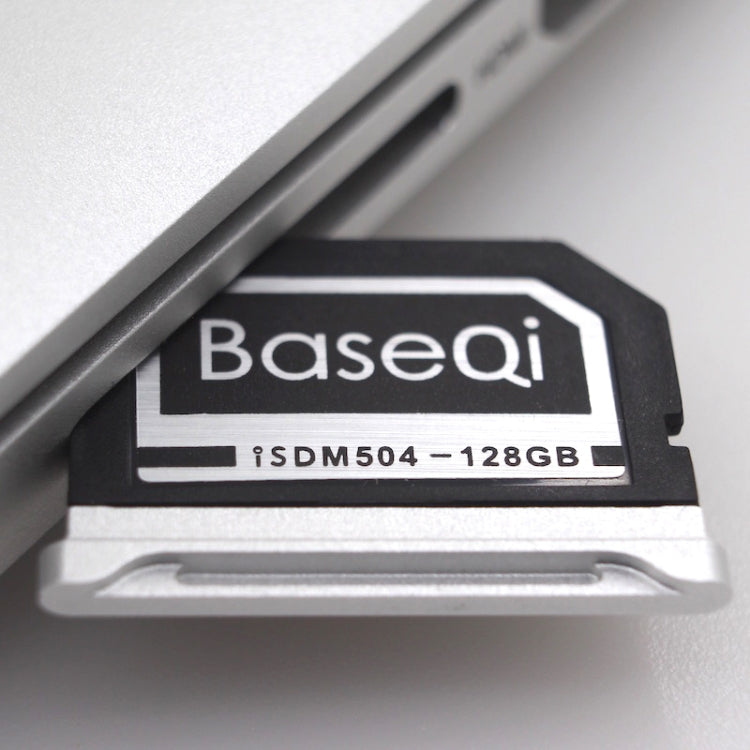 BASEQI 503MSV 128GB Aluminum Alloy Micro SD Memory Card for Macbook Pro Retina 15 inch (2012 - 2013 Early) Laptops