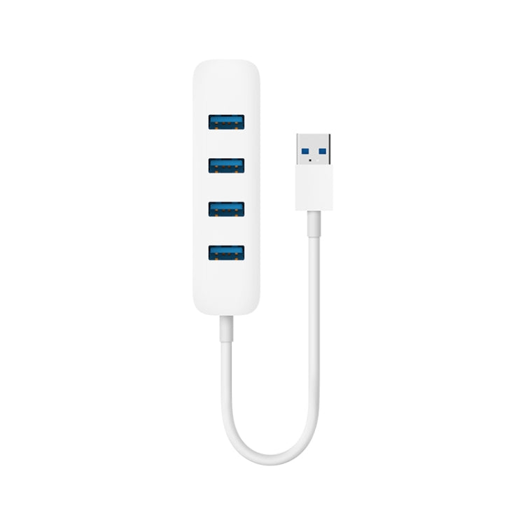 Xiaomi Original 4-Port USB 3.0 Hub with Standby Power Supply and Compact Design - White