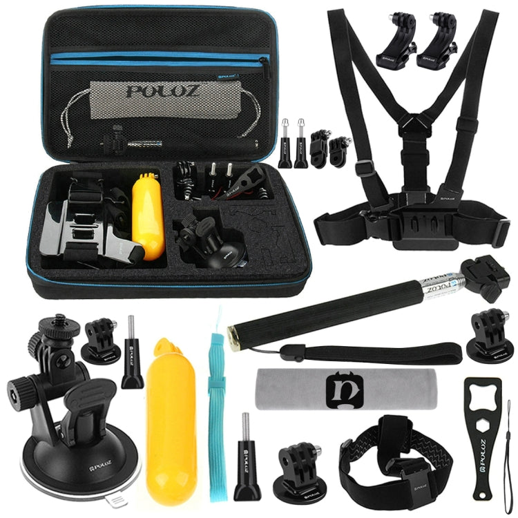 PULUZ 20 in 1 Action Camera Accessories Kit with EVA Case