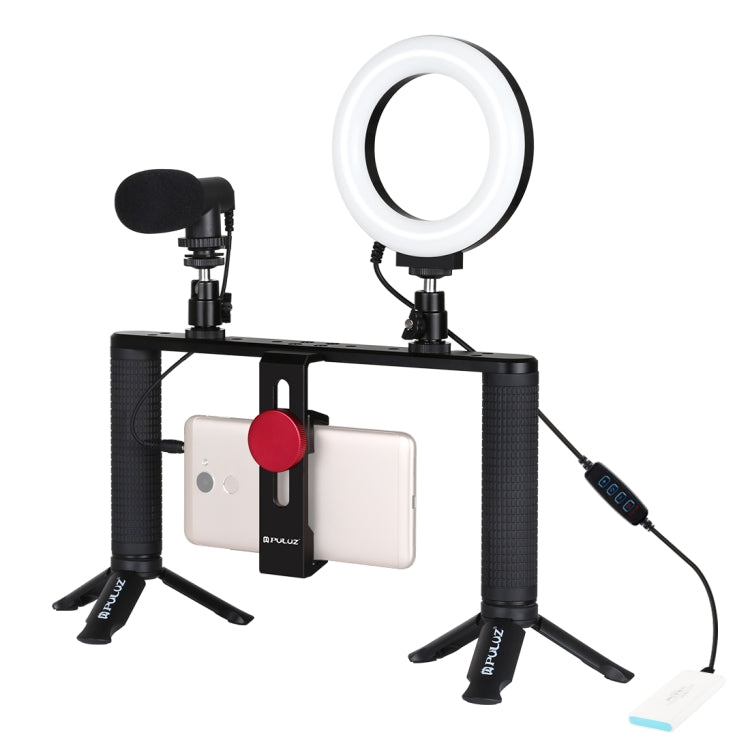 PULUZ 4 in 1 Vlogging Live Broadcast Smartphone Video Rig Kit