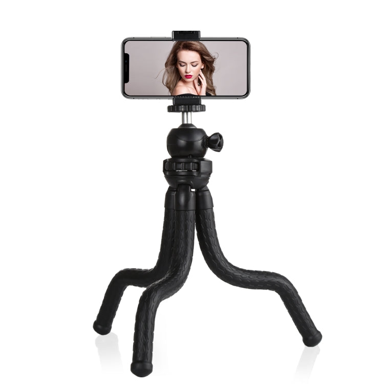 PULUZ Mini Octopus Flexible Tripod Holder with Ball Head & Phone Clamp