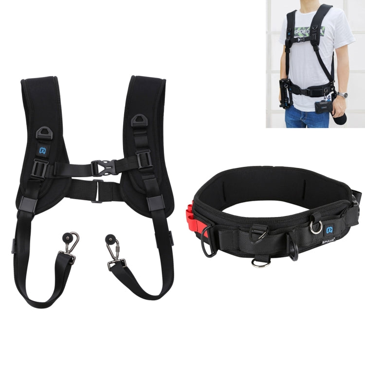 PULUZ 2 in 1 Multi-functional Camera Strap Kit for SLR / DSLR Cameras