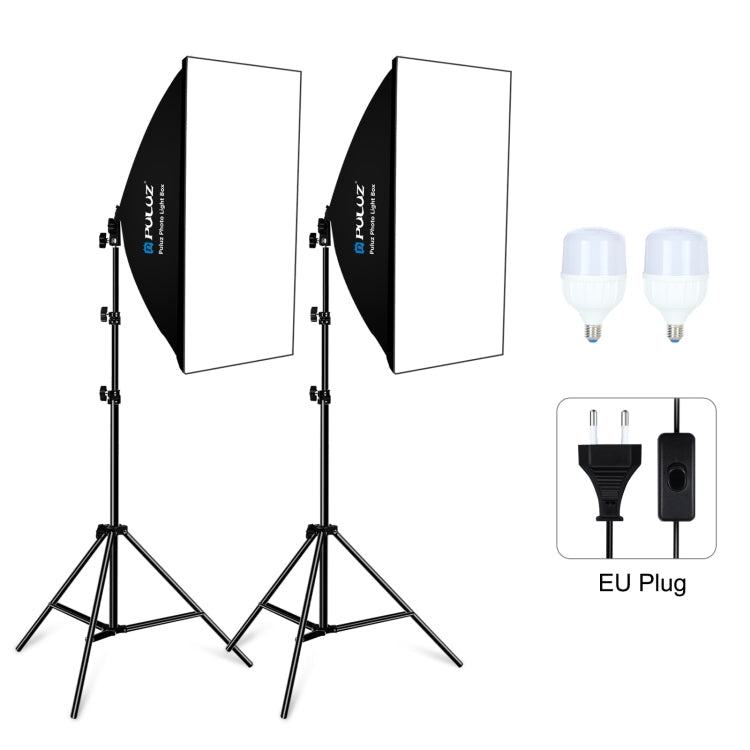 Professional Photo Studio Softbox Lighting Kit with Tripod Stands and Carrying Bag