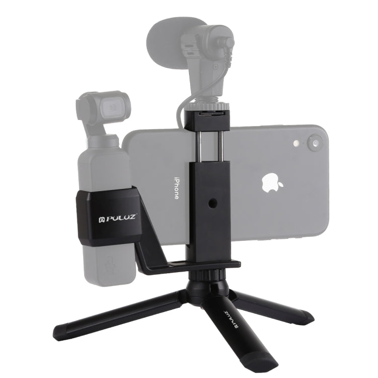 Mini Metal Desktop Tripod Mount and Phone Clamp Set for DJI OSMO Pocket