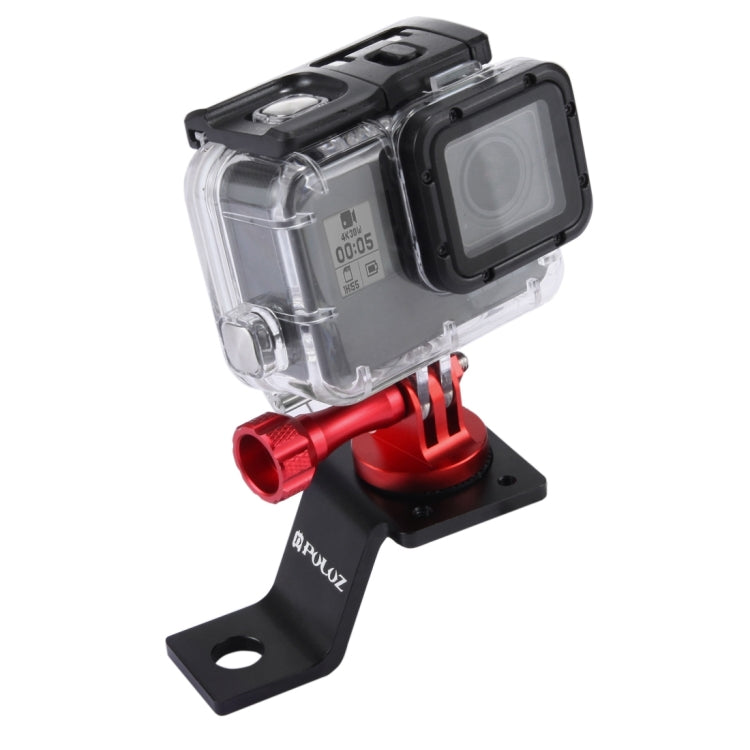 Aluminum Alloy Motorcycle Fixed Holder Mount for Action Cameras (Red)