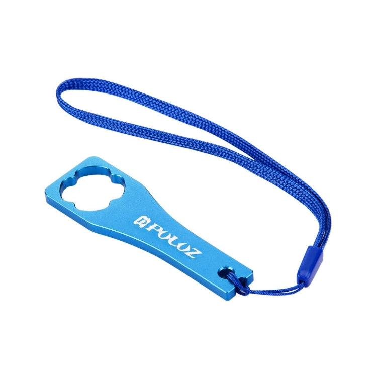 PULUZ Aluminum Alloy Wrench Tool for GoPro and Action Cameras (Blue)