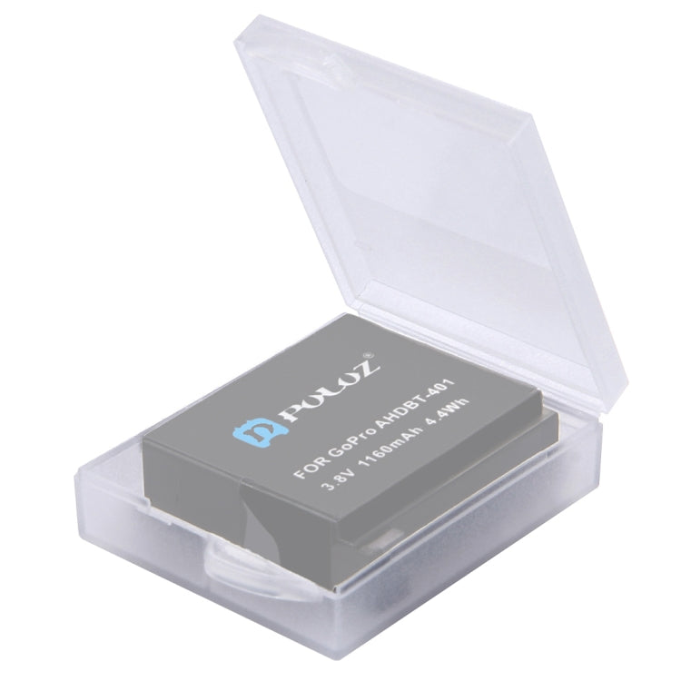 PULUZ Transparent Battery Storage Box for GoPro HERO4