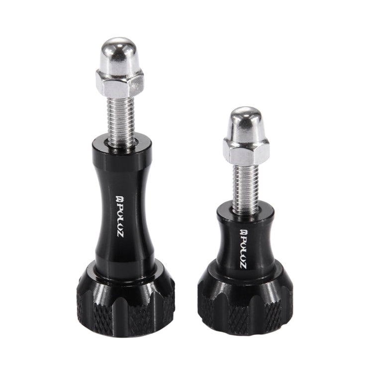 PULUZ CNC Aluminum Thumb Knob Set for GoPro and Action Cameras (Black)