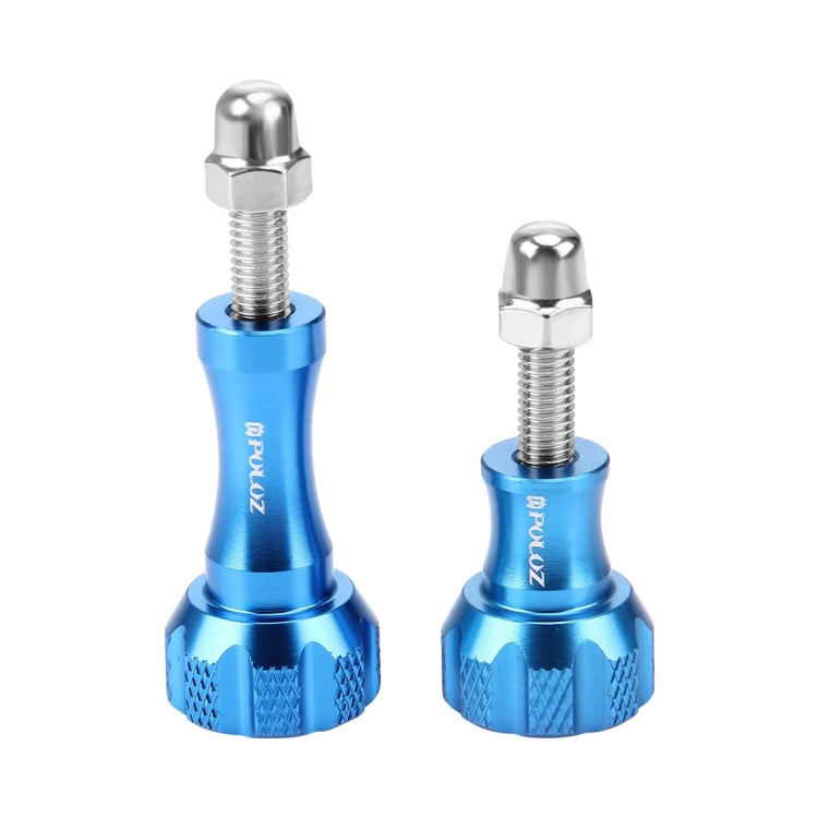 PULUZ CNC Aluminum Thumb Knob Set for GoPro and Action Cameras (Blue)