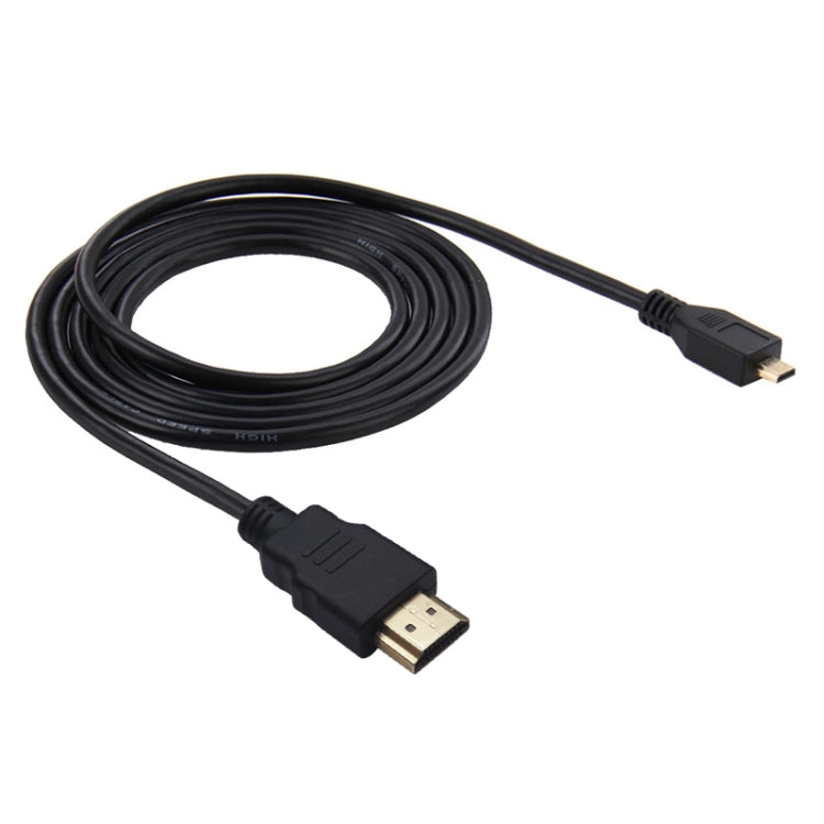 PULUZ 1.5m Video 19 Pin HDMI to Micro HDMI Cable for GoPro Hero11 Black / HERO10 Black / HERO9 Black /8 Black /7 /6 /5 /4 /3+ /3, Sony, LG, Panasonic, Canon, Nikon, Smartphones and Cameras