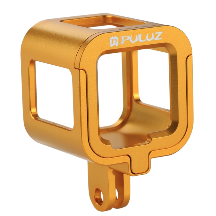 PULUZ CNC Aluminum Protective Cage for GoPro Session Cameras (Gold)