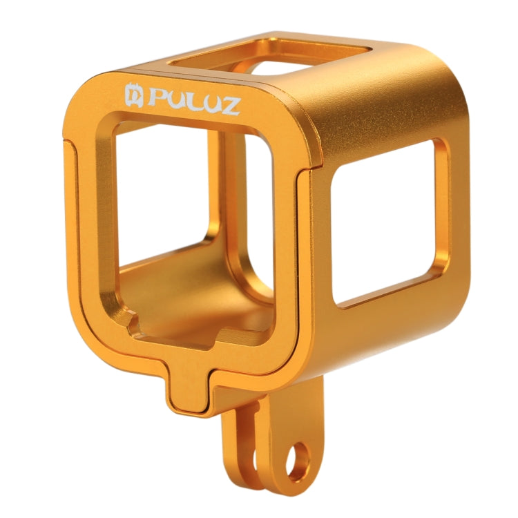 PULUZ CNC Aluminum Protective Cage for GoPro Session Cameras (Gold)