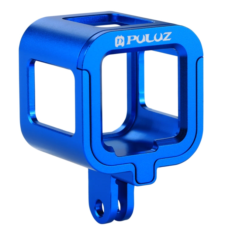 PULUZ Aluminum Alloy Protective Cage for GoPro Session Cameras (Blue)