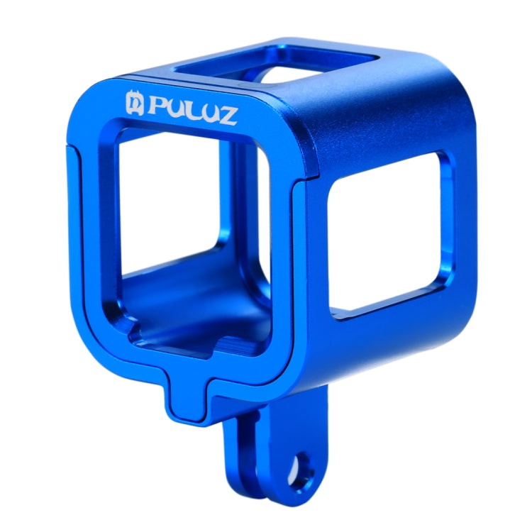 PULUZ Aluminum Alloy Protective Cage for GoPro Session Cameras (Blue)