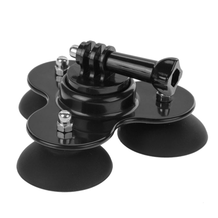 PULUZ Triangle Suction Cup Mount for GoPro and Action Cameras