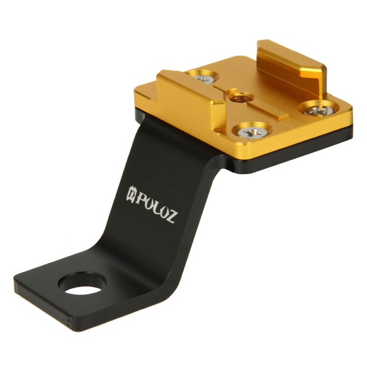 PULUZ Gold Motorcycle Holder Mount for GoPro and Other Action Cameras