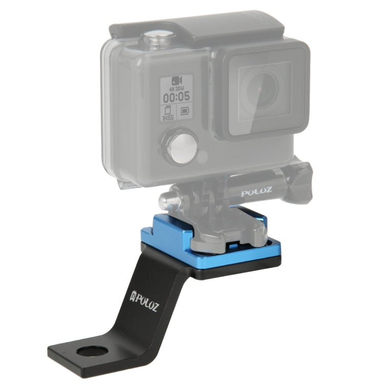 PULUZ Metal Motorcycle Mount for GoPro and Action Cameras (Blue)