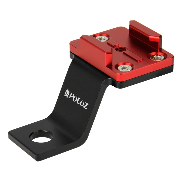 PULUZ Metal Motorcycle Mount for GoPro and Other Action Cameras (Red)