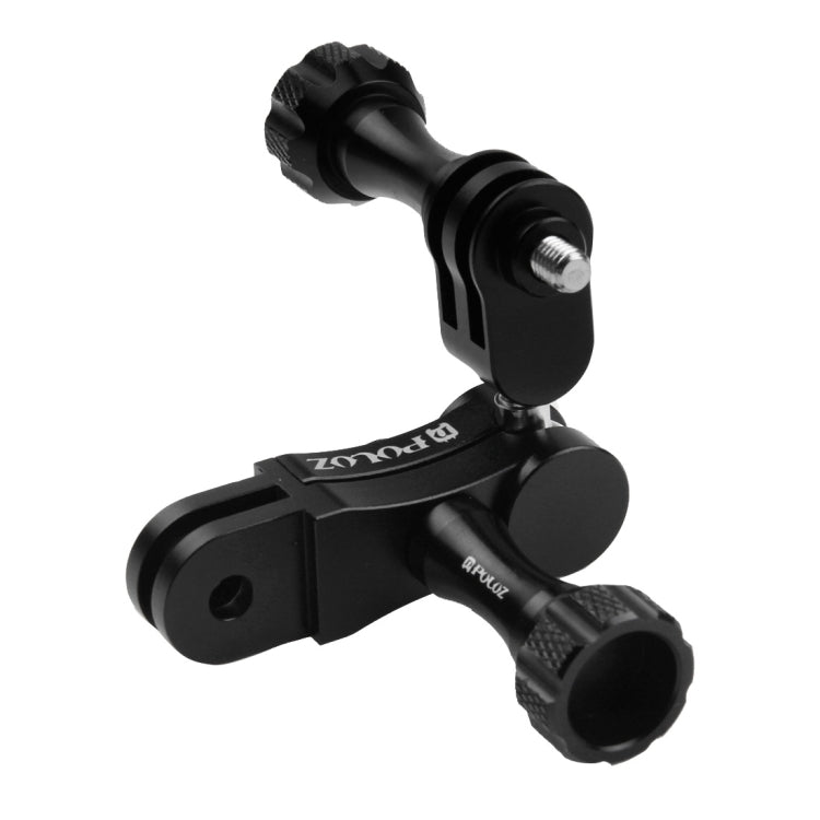 PULUZ CNC Aluminum Ball Joint Mount with 2 Long Screws for Action Cameras