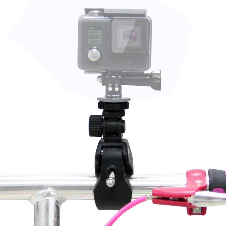 PULUZ Motorcycle Bicycle Handlebar Holder for GoPro and DJI Action Cameras (Black)