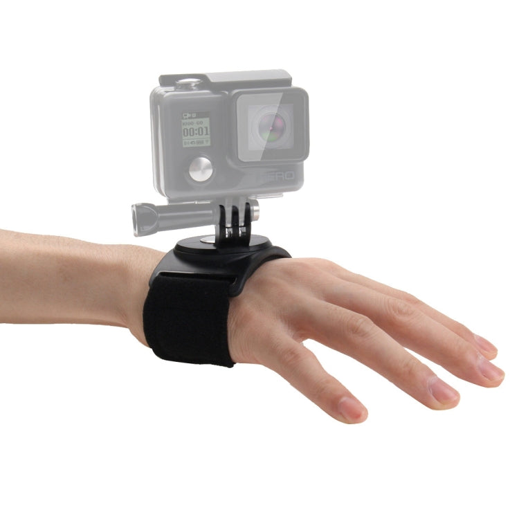 PULUZ 3 in 1 Hand Wrist Arm Leg Straps for Action Cameras (Black)