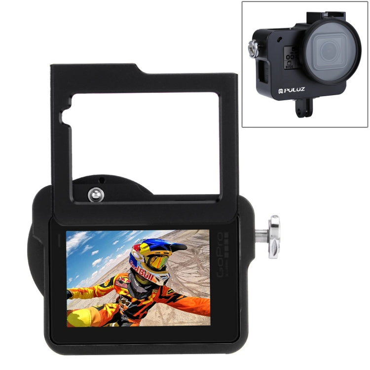 PULUZ GoPro HERO(2018)/7/6/5 Black Protective Cage with 52mm UV Lens