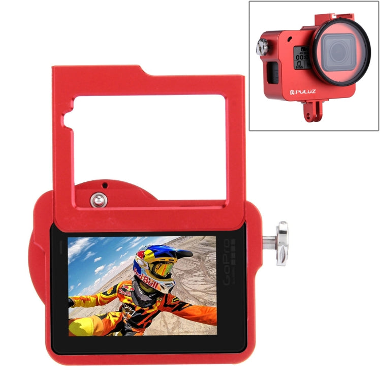 PULUZ CNC Aluminum Protective Cage with UV Lens for GoPro HERO Camera