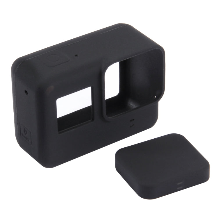 PULUZ Silicone Protective Case with Lens Cover for GoPro HERO7 Black /7 White / 7 Silver /6 /5 - Dust, Smudge, and Scratch Protection with Hassle-free Installation