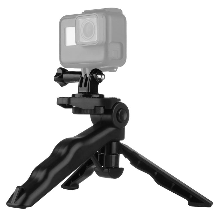 PULUZ Grip Folding Tripod Mount for GoPro and Action Cameras