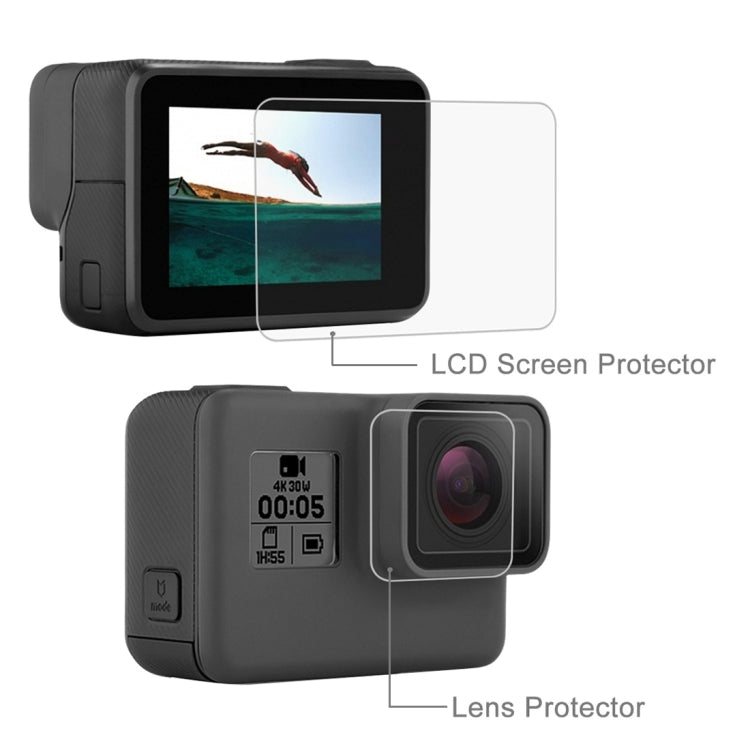 PULUZ Lens HD Screen Protector and Tempered Glass Film for GoPro Cameras