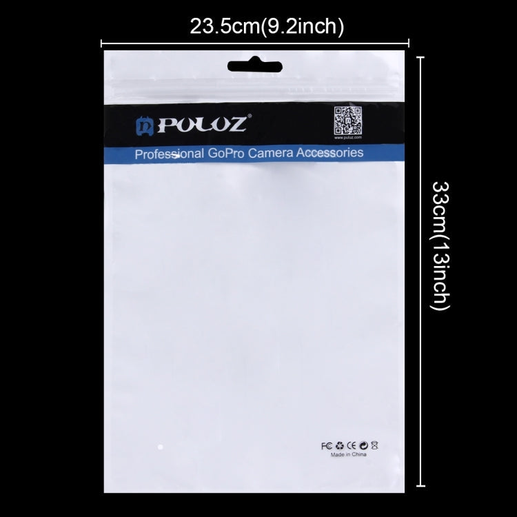 10 PCS PULUZ 33cm x 23.5cm Clear Front White Pearl Zip Lock Jewelry Packaging Bags (Size: XL)