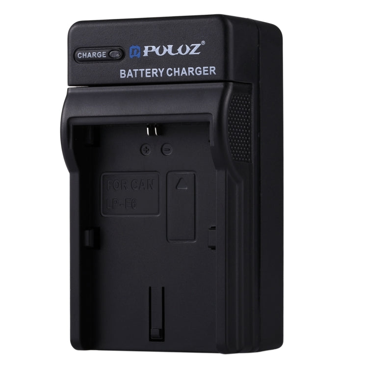 PULUZ EU Plug Battery Charger for Canon LP-E6 Battery