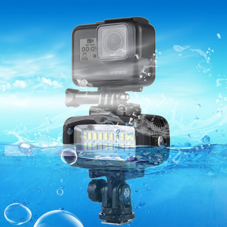 PULUZ 20 LEDs Waterproof Studio Light for Action Cameras